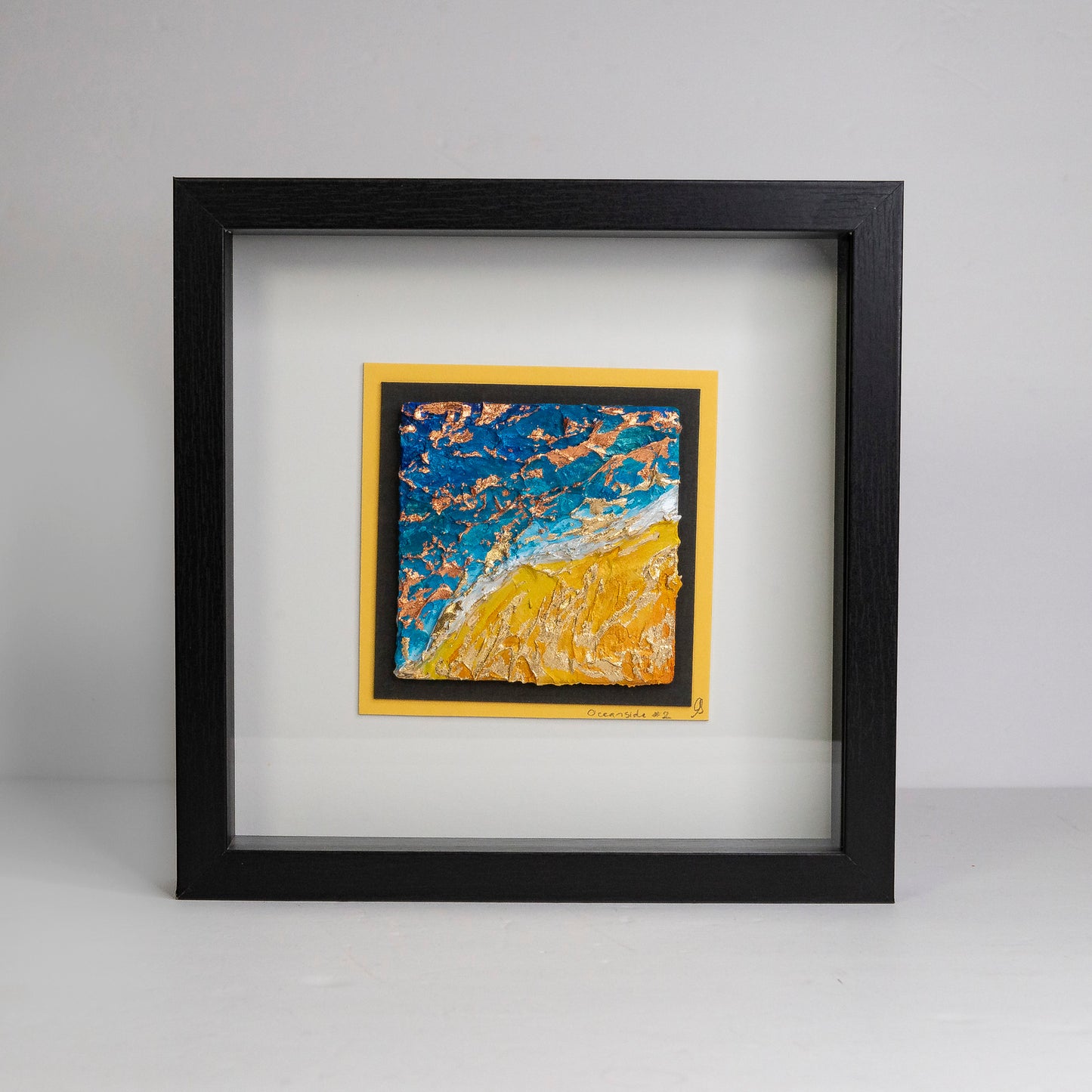 Oceanside #2, 9x9" Framed