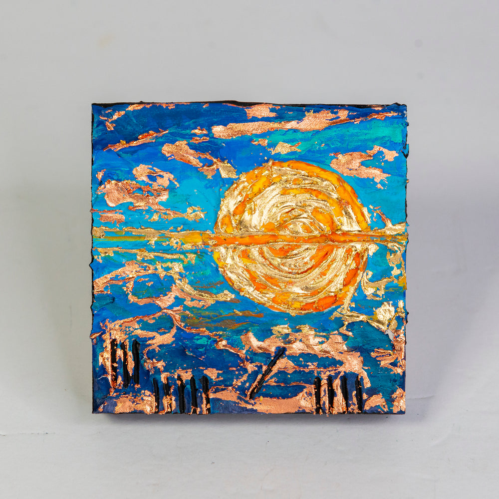 Under the Sun II – Mixed media metal miniature